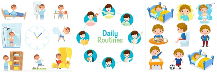 ROUTINE MATIN ENFANT
